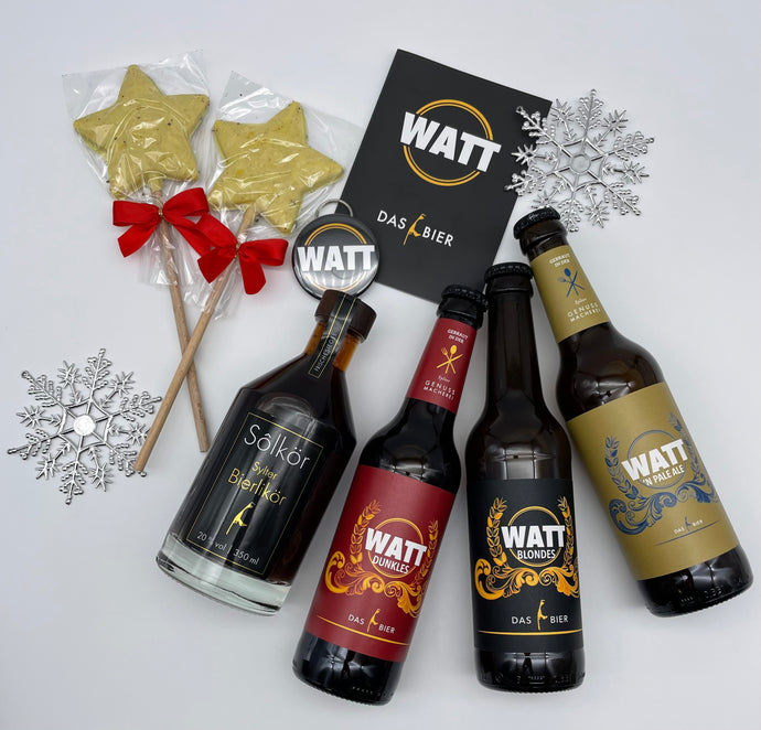 Papes Weihnachtsbox der WATT Brauerei