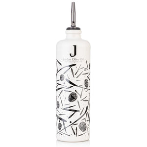 Jordan Olivenöl Keramikflasche - weiß, 500ml