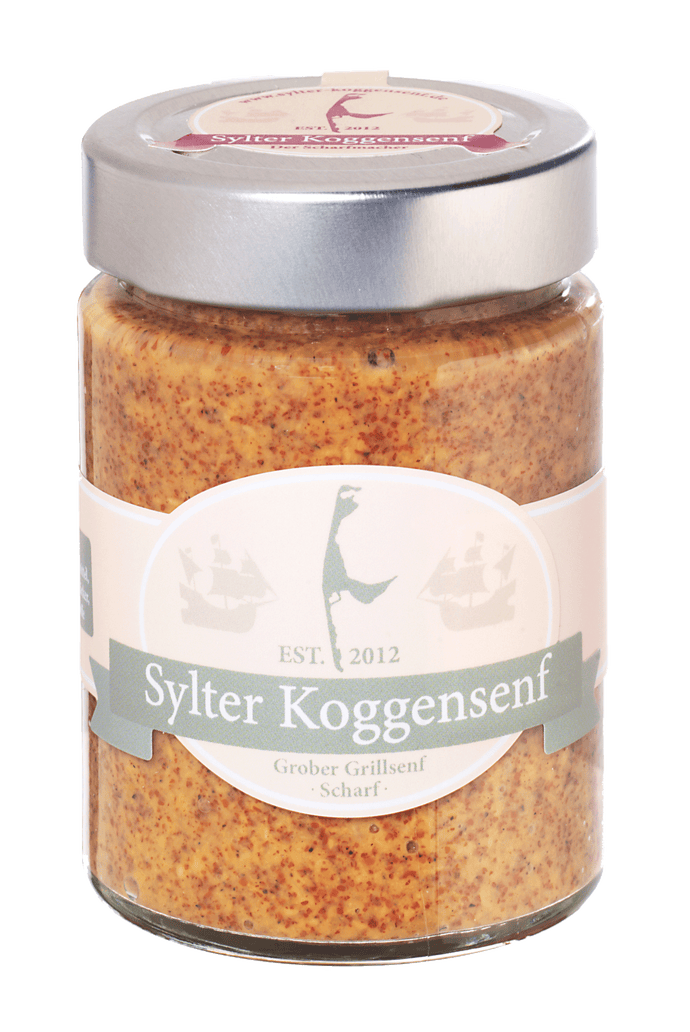Sylter Koggensenf  - Grober Grillsenf / scharf, 190g